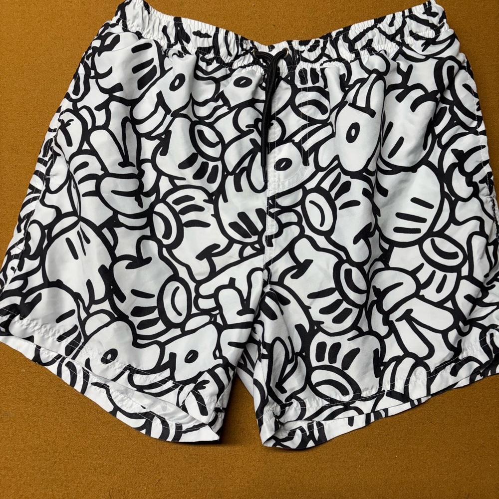 Disney Monochrome Fabric with Logo